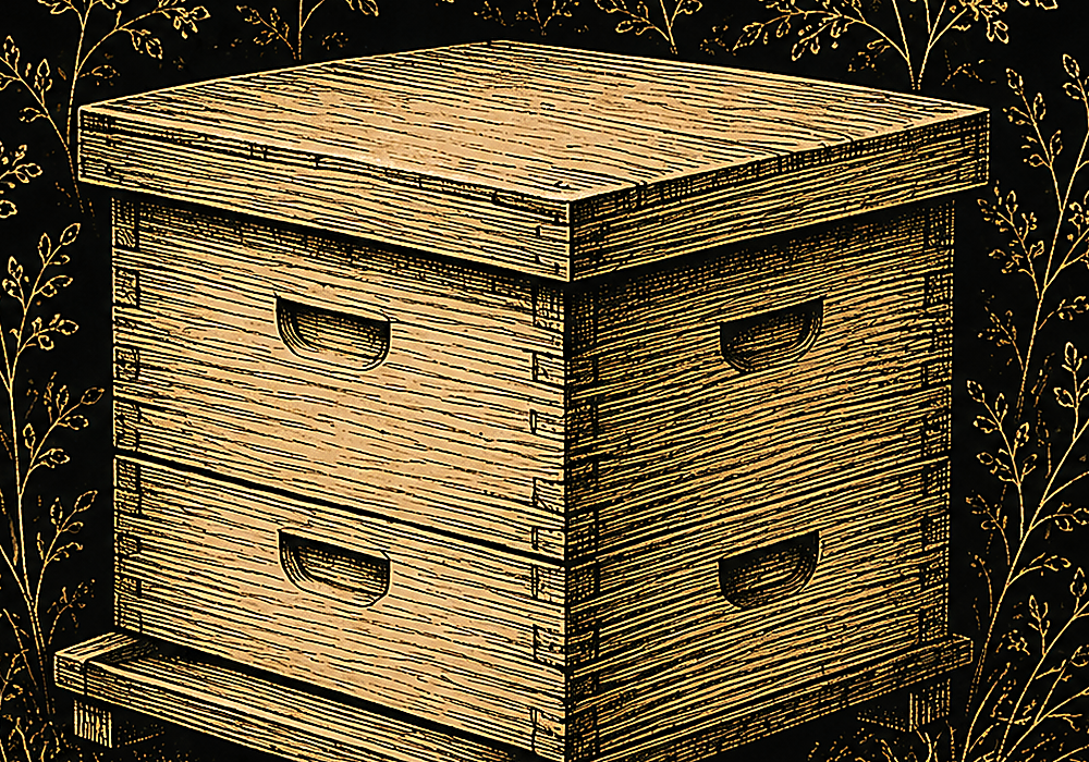 Illustrated beehive representing the Wild Tamarind colony